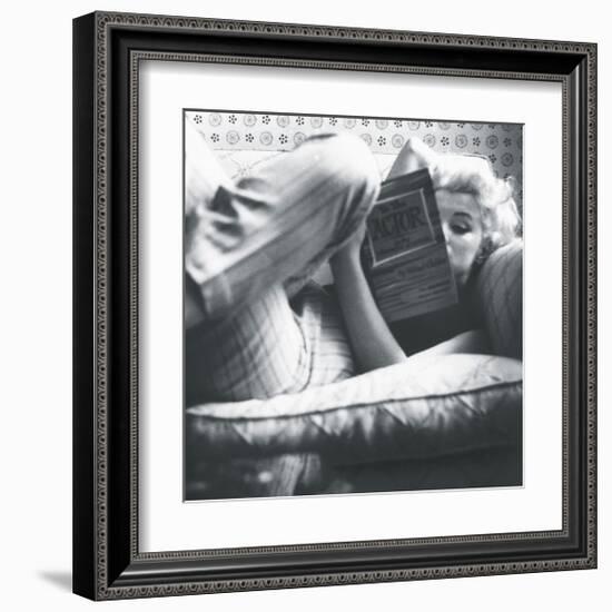 A Good Read-Michael Ochs-Framed Art Print