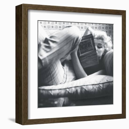 A Good Read-Michael Ochs-Framed Art Print