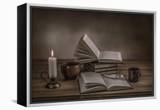 A Good Read-Margareth Perfoncio-Framed Premier Image Canvas