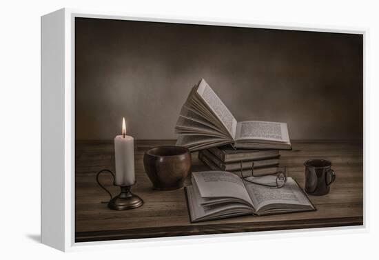 A Good Read-Margareth Perfoncio-Framed Premier Image Canvas