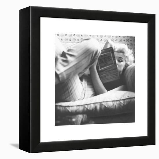 A Good Read-The Chelsea Collection-Framed Stretched Canvas