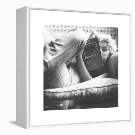 A Good Read-The Chelsea Collection-Framed Stretched Canvas