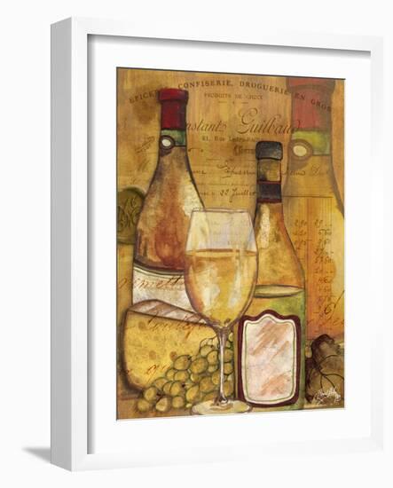 A Good Vintage on Gold II-Elizabeth Medley-Framed Art Print