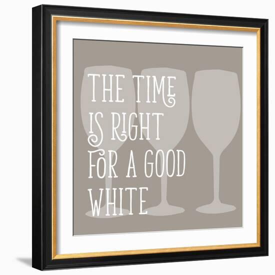 A Good White-Sd Graphics Studio-Framed Art Print