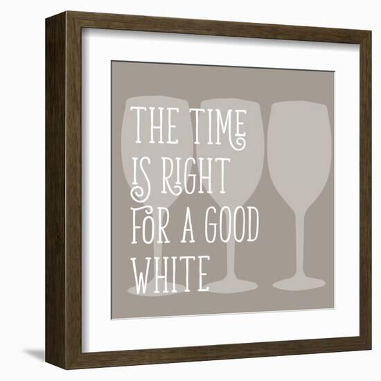 A Good White-Sd Graphics Studio-Framed Art Print