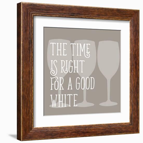 A Good White-Sd Graphics Studio-Framed Art Print