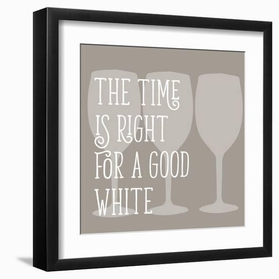 A Good White-Sd Graphics Studio-Framed Art Print