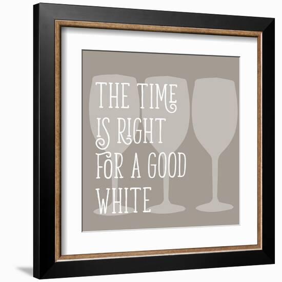 A Good White-Sd Graphics Studio-Framed Art Print