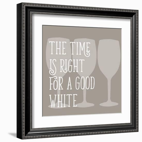 A Good White-Sd Graphics Studio-Framed Art Print