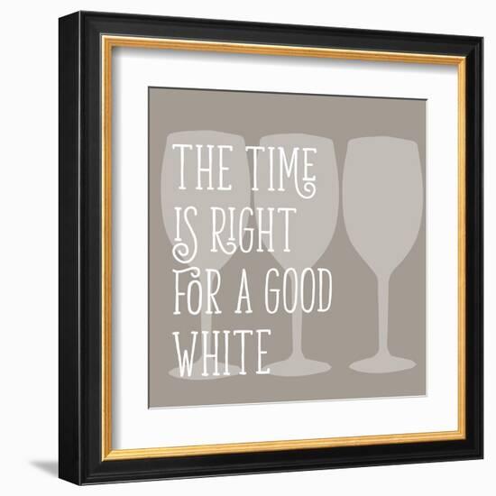 A Good White-Sd Graphics Studio-Framed Art Print