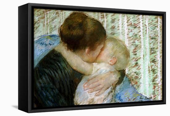 A Goodnight Hug-Mary Cassatt-Framed Premier Image Canvas