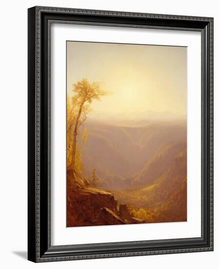 A Gorge in the Mountains (Kauterskill Clove), 1862-Sanford Robinson Gifford-Framed Giclee Print