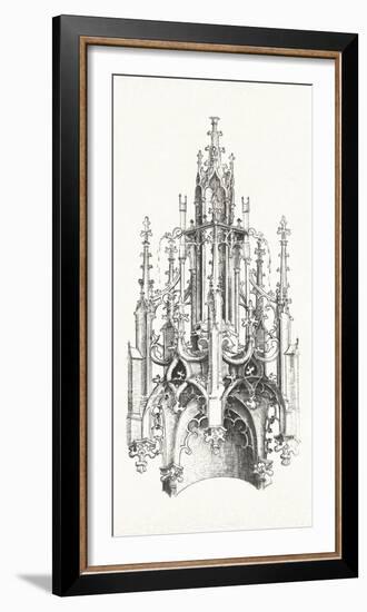 A Gothic Baldachin-Historic Collection-Framed Giclee Print