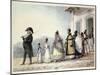 A Government Employee Leaving Home with His Family and Servants-Jean Baptiste Debret-Mounted Giclee Print