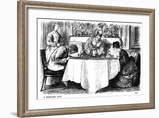 A Graceless Child, 1872-George Du Maurier-Framed Giclee Print