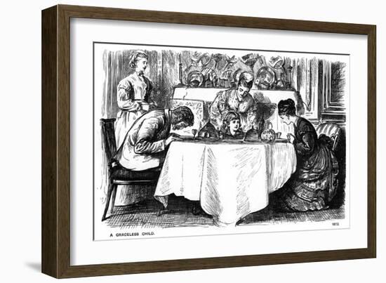 A Graceless Child, 1872-George Du Maurier-Framed Giclee Print