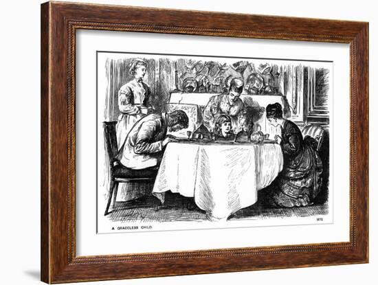 A Graceless Child, 1872-George Du Maurier-Framed Giclee Print