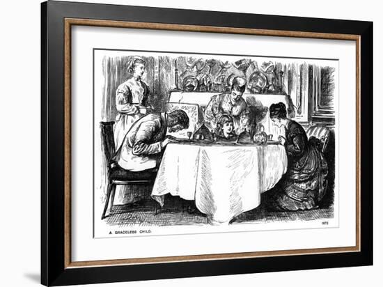 A Graceless Child, 1872-George Du Maurier-Framed Giclee Print