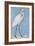 A Great Egret, Lucknow School, circa 1790-null-Framed Giclee Print