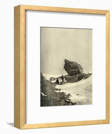 'A Great Kenyte Boulder Close To The Winter Quarters', c1908, (1909)-Unknown-Framed Photographic Print