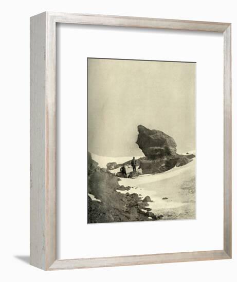 'A Great Kenyte Boulder Close To The Winter Quarters', c1908, (1909)-Unknown-Framed Photographic Print