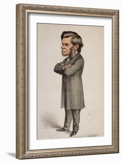 A Great Medicine Man Among the Inquiring Redskins-Carlo Pellegrini-Framed Giclee Print