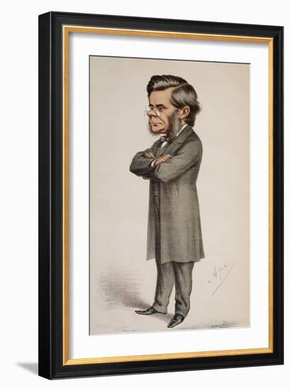 A Great Medicine Man Among the Inquiring Redskins-Carlo Pellegrini-Framed Giclee Print