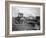 A Great Northern Railway Train on the G.N.R. Bridge across the Lake Washington Ship Canal in Ballar-Ashael Curtis-Framed Giclee Print