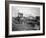 A Great Northern Railway Train on the G.N.R. Bridge across the Lake Washington Ship Canal in Ballar-Ashael Curtis-Framed Giclee Print