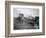 A Great Northern Railway Train on the G.N.R. Bridge across the Lake Washington Ship Canal in Ballar-Ashael Curtis-Framed Giclee Print