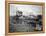 A Great Northern Railway Train on the G.N.R. Bridge across the Lake Washington Ship Canal in Ballar-Ashael Curtis-Framed Premier Image Canvas