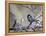 A Great Tit Rests on a Branch Amid Twigs in Richmond Park-Alex Saberi-Framed Premier Image Canvas