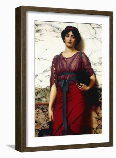 A Grecian Idyll, 1907-John William Godward-Framed Giclee Print