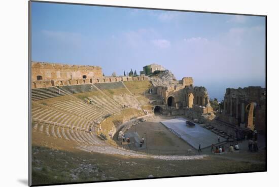 A Greco-Roman Theatre at Taormina in Sicily, 2nd Century-CM Dixon-Mounted Photographic Print