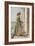 A Greek Girl Standing on a Balcony, C.1840 (W/C and Gouache over Graphite on Paper)-John Frederick Lewis-Framed Giclee Print