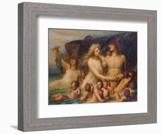 A Greek Idyll, 1894 (Oil on Canvas)-George Frederic Watts-Framed Giclee Print