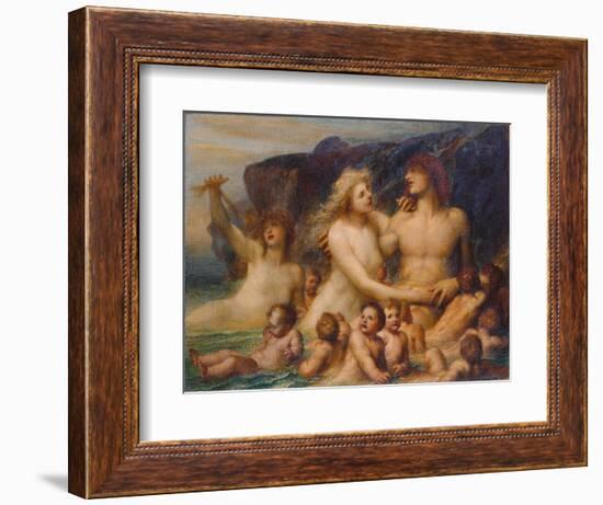 A Greek Idyll, 1894 (Oil on Canvas)-George Frederic Watts-Framed Giclee Print