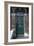 A Green Glass Front Door of a Residential House-Natalie Tepper-Framed Photo