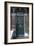 A Green Glass Front Door of a Residential House-Natalie Tepper-Framed Photo