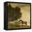 A Grey and a Bay in a Landscape-George Stubbs-Framed Premier Image Canvas