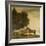 A Grey and a Bay in a Landscape-George Stubbs-Framed Giclee Print