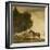 A Grey and a Bay in a Landscape-George Stubbs-Framed Giclee Print