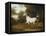 A Grey Arab Stallion in a Wooded Landscape-Jacques-Laurent Agasse-Framed Premier Image Canvas