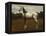 A Grey Camarguen Stallion in a Clearing-Rosa Bonheur-Framed Premier Image Canvas