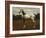 A Grey Camarguen Stallion in a Clearing-Rosa Bonheur-Framed Giclee Print