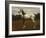 A Grey Camarguen Stallion in a Clearing-Rosa Bonheur-Framed Giclee Print