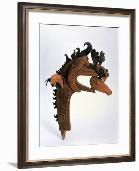 A Griffin Holding a Deer's Head (Termina), 5th Century Bc-null-Framed Photographic Print