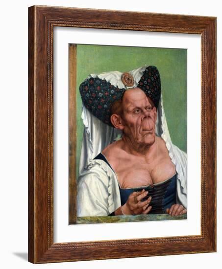 A Grotesque Old Woman-Quentin Massys-Framed Giclee Print