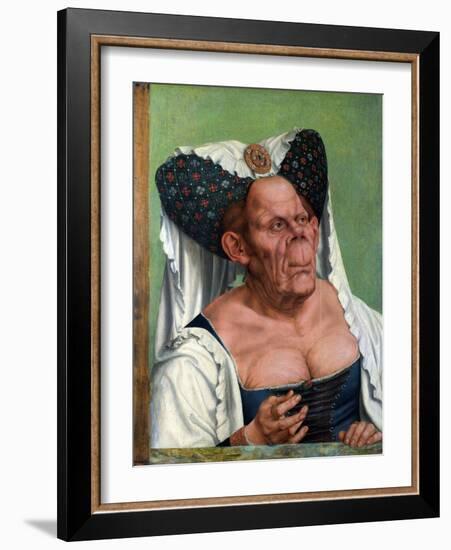 A Grotesque Old Woman-Quentin Massys-Framed Giclee Print