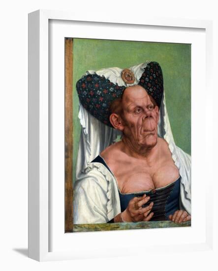 A Grotesque Old Woman-Quentin Massys-Framed Giclee Print